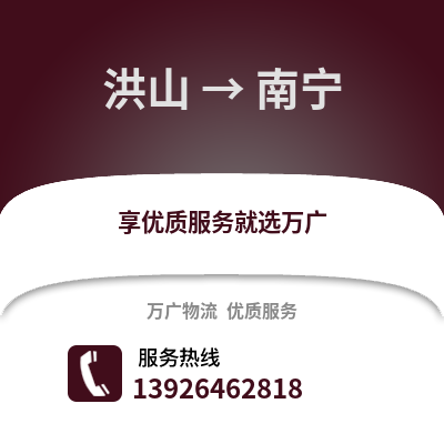 武漢洪山到南寧物流專線_武漢洪山到南寧貨運(yùn)專線公司