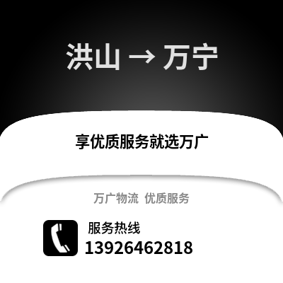 武漢洪山到萬寧物流專線_武漢洪山到萬寧貨運專線公司
