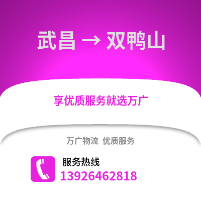 武漢武昌到雙鴨山物流專線_武漢武昌到雙鴨山貨運專線公司